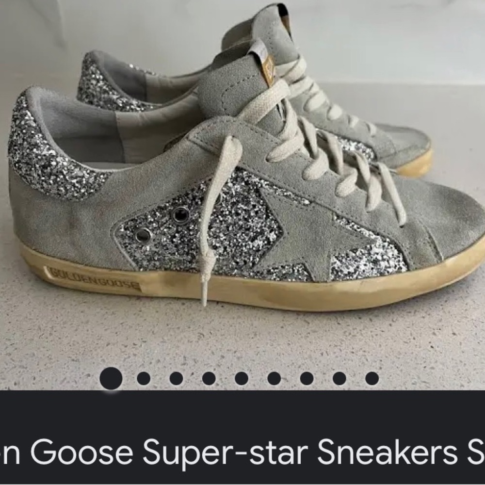 Golden goose Super_star gray and silver zize 38 - Picture 1 of 2